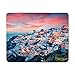 Produktbild Luancrop Beeindruckende Stadtansicht von Europa Abendansicht der Insel Santorin Rechteck rutschfeste Gummi-Laptop-Mausunterlage Mauspads/Mauspads Hülle mit Designs für Büro Frau Mann Angestellter