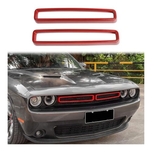Parrilla delantera roja para renovar el frontal de tu Challenger de malla 2015-2020 2