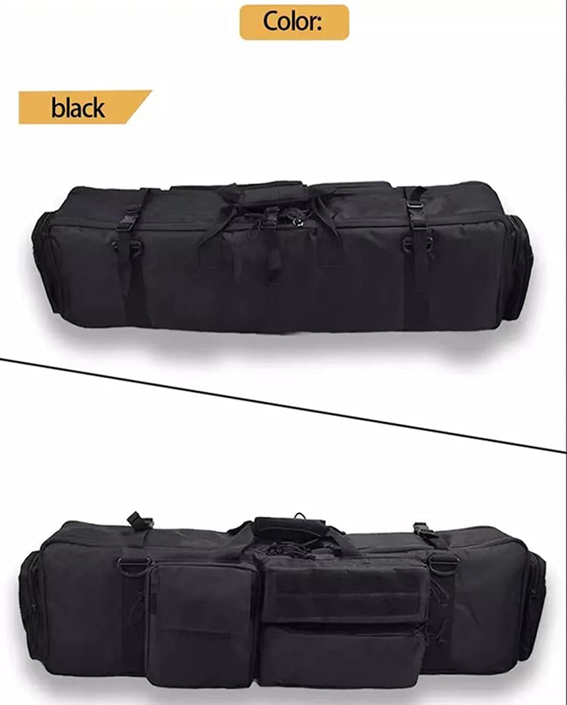 Bolsa De Almacenamiento De Caja De Rifle, 39 Pulgadas Funda De Bolsa De Rifle Doble, Estuche De Tiro, Bolso De Hombro para Caza Y Pesca Portátiles Al Aire Libre