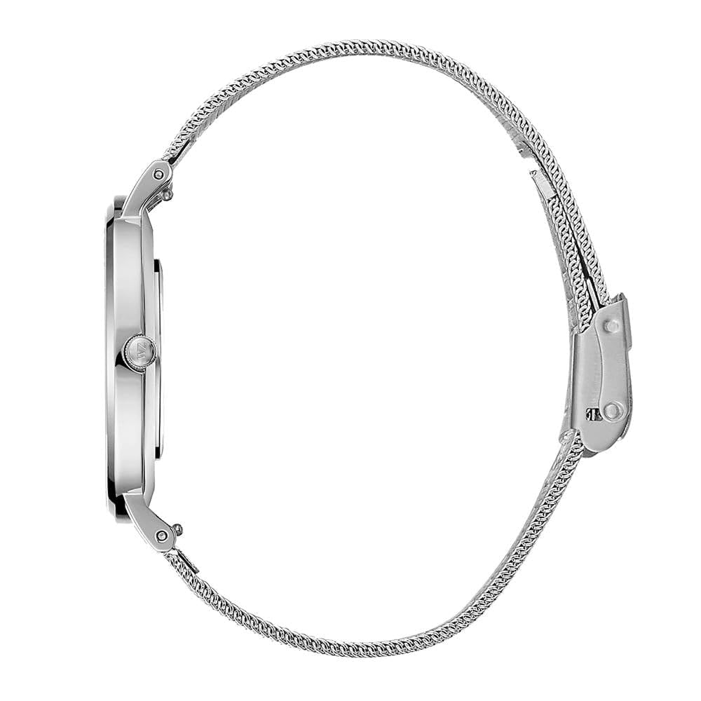 Woodstock Zambon Orologio Unisex Sea Water Impermeabile - Quadrante Bianco e Verde Acqua, Cassa in Acciaio Inossidabile e Cinturino Regolabile