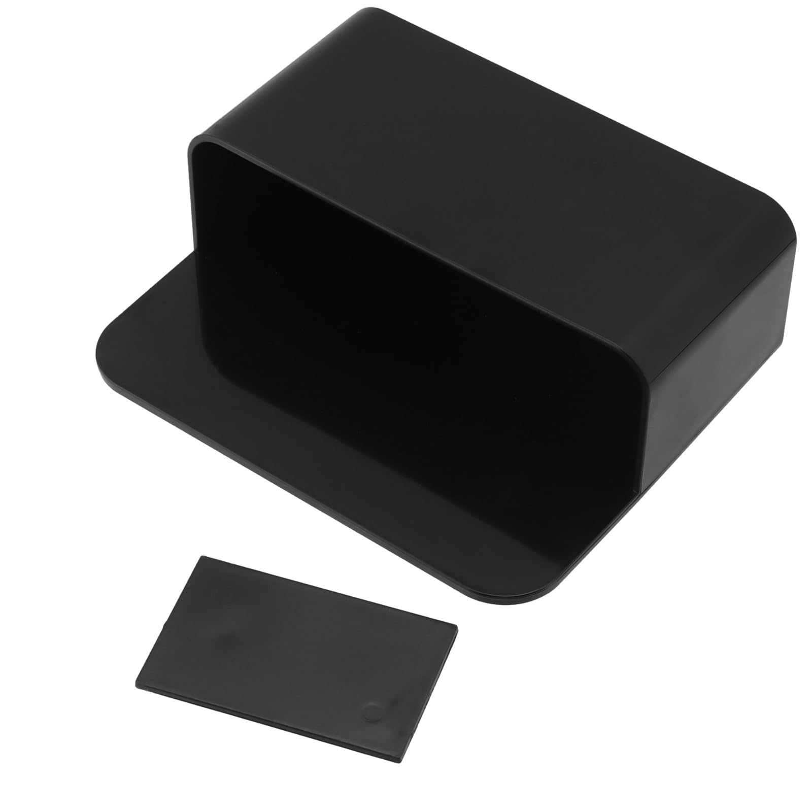 Magnetyczny uchwyt na d?ugopisy, 4 sztuki, 12 x 4 x 10 cm, pojemnik magnetyczny, do domu, szko?y, biura, na lodówk?, tworzywo sztuczne, kolor czarny