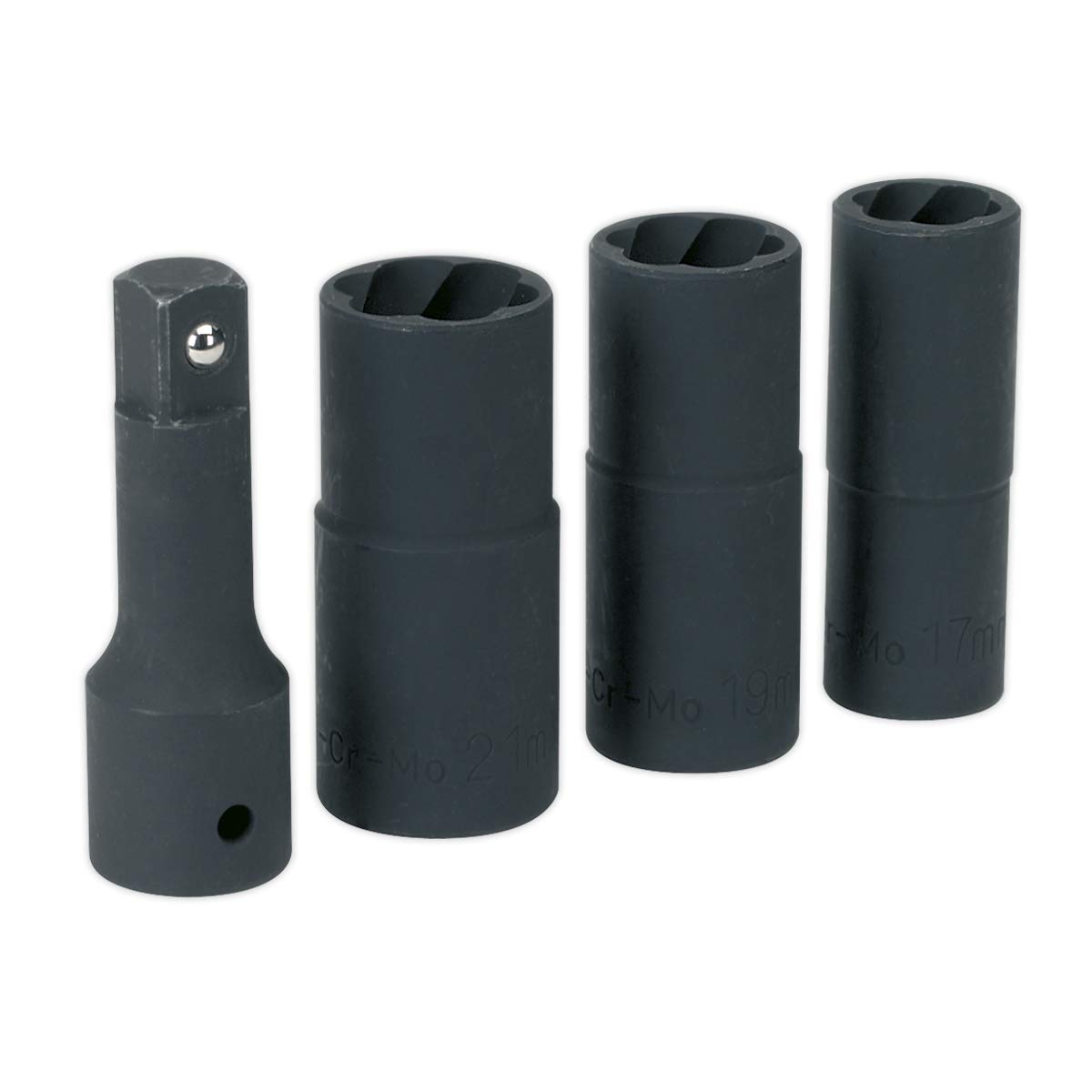 Sealey Impact Wheel Nut/Removal Flip Sockets 1/2""Sq Drive Garage Workshop DIY