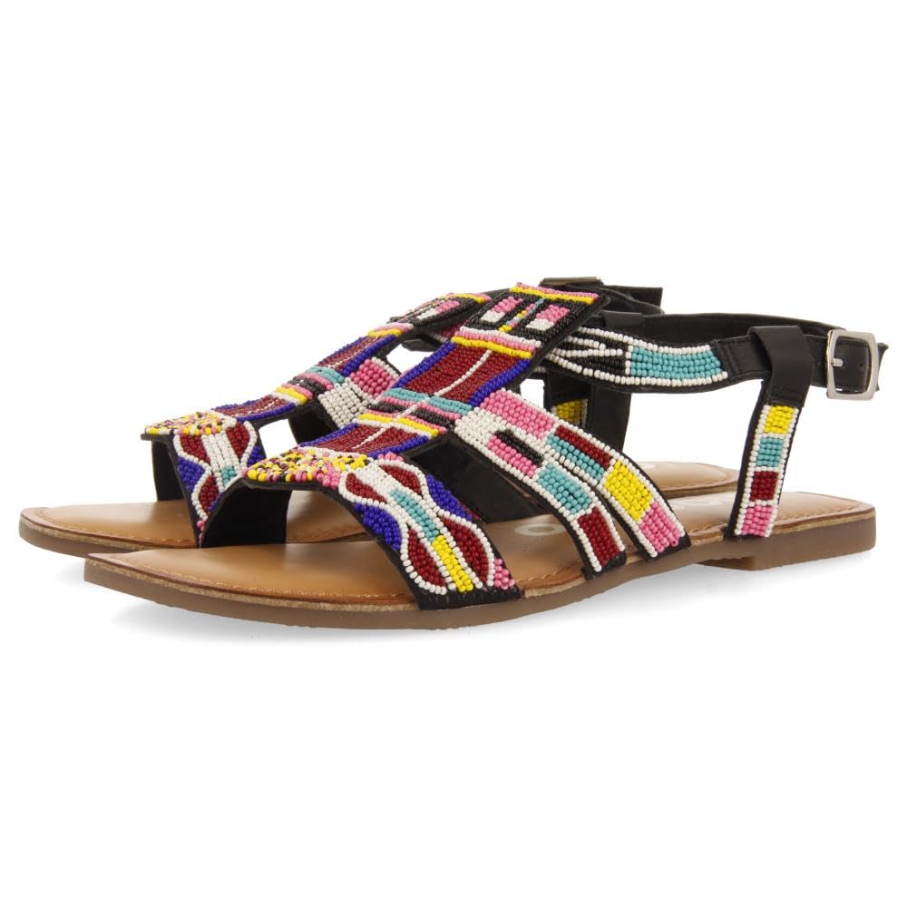 GIOSEPPO RACCUJA, Women's Sandal, Multicoloured, 38 EU, multicoloured, 6 UK