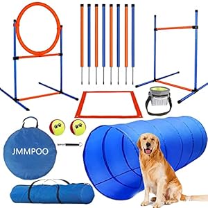Jmmpoo 65-Teiliges Hunde Agility Set