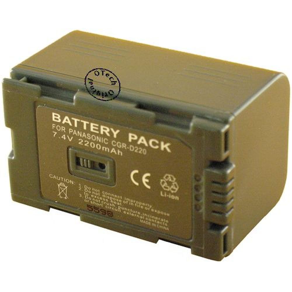 Batería CGR-D14 para Panasonic Otech soluciona cortes de energía cámara 3