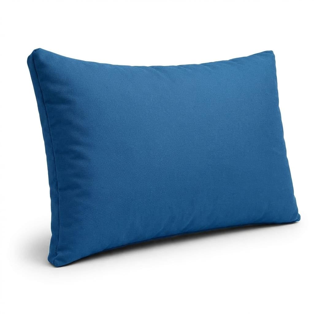 MOTHER LAND Rattan Garden Furniture Cushions Replacement Seat Pads Outdoor Patio Sofa Chair Cushions Water Resistant Thick Foam Support (Royal Blue, Back 70x40cm)