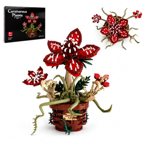 JYPRYMO Carnivorous Plants Building Set — Brick Model Kit with