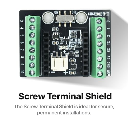 Image of Lonely Binary 3-Pack ESP32-C3 OLED WiFi BLE LiPo Shield for Arduino IDE | Built-in OLED, WiFi + BT 5.0 LE; 3 shields: 2.54mm, screw & non-screw terminal; LiPo UPS charging, 3.3V; battery monitor pads