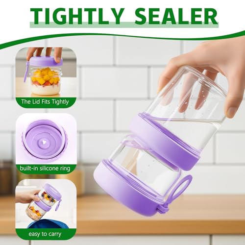 26oz Leakproof Yogurt Cup with Foldable Spoon, Now $8.99 - Image 5