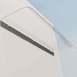 Paneles Policarbonato YHKJLYH marquesina Puerta Exterior marquesinas Exterior Policarbonato, toldo para Lluvia, toldo para Puerta Delantera, toldo para Exteriores, para jardín, Techo, balcón, Patio, Porche, Refugio para