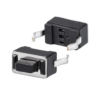 uxcell 3x6x5mm Panel Mini/Micro/Small PCB Momentary Tactile Tact Push Button Switch DIP 50PCS