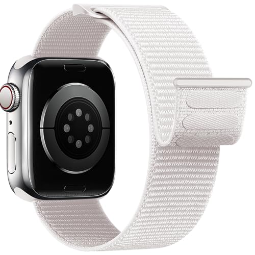 Yoohoo Nylon Straps Compatible with Apple Watch Straps 38mm 40mm 41mm 42mm(Series 10 11) Women Men,Upgraded Soft Nylon Strap Replacement Watch Bands for iWatch Series 11 10 9 8 7 6 5 4 3 2 1 SE