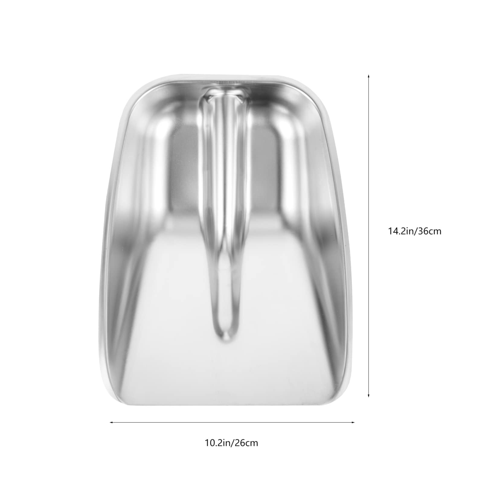 ibasenice Portable Snow Shovel Lightweight Dust Pan for Car Driveway Durable Push Snow Remover for Winter to Use