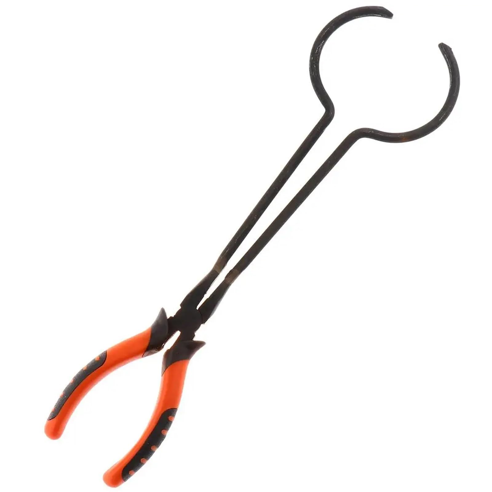 Pinzas De Crisol Crisol de cerámica for refinación joyas, herramienta fundición, pinzas for trabajar metales, crisoles for hornos fusión, alicates 33 cm para Material de Laboratorio