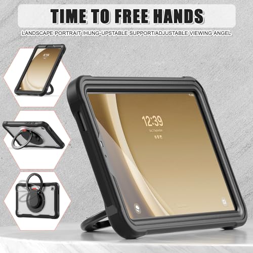 Coque Samsung Galaxy Tab A9 évite les chutes avec sa sangle et son support - 3