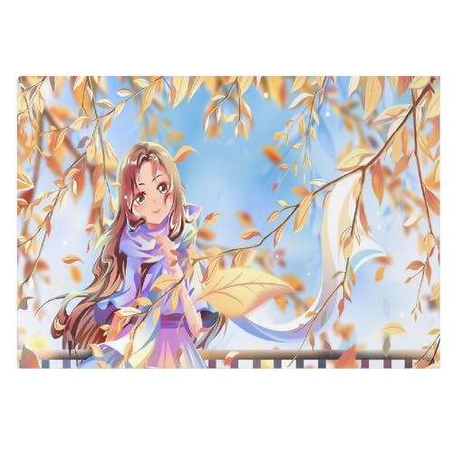 Póster de anime para renovar las paredes de la sala de estar con lienzo decorativo de niña