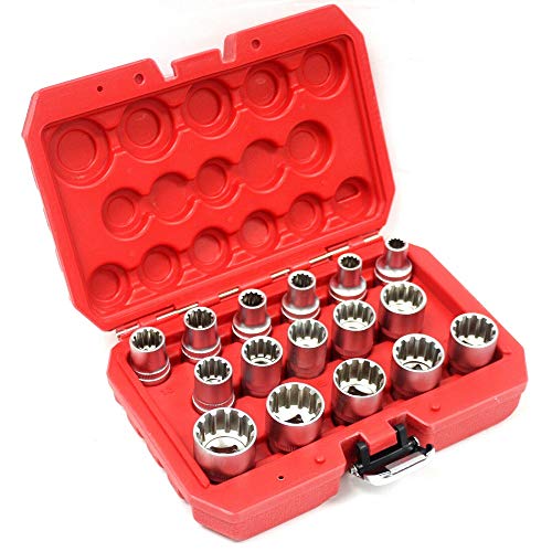 Juego de dados redondos 1/2" Dr 16 piezas Jikkolumlukka miniatura 1