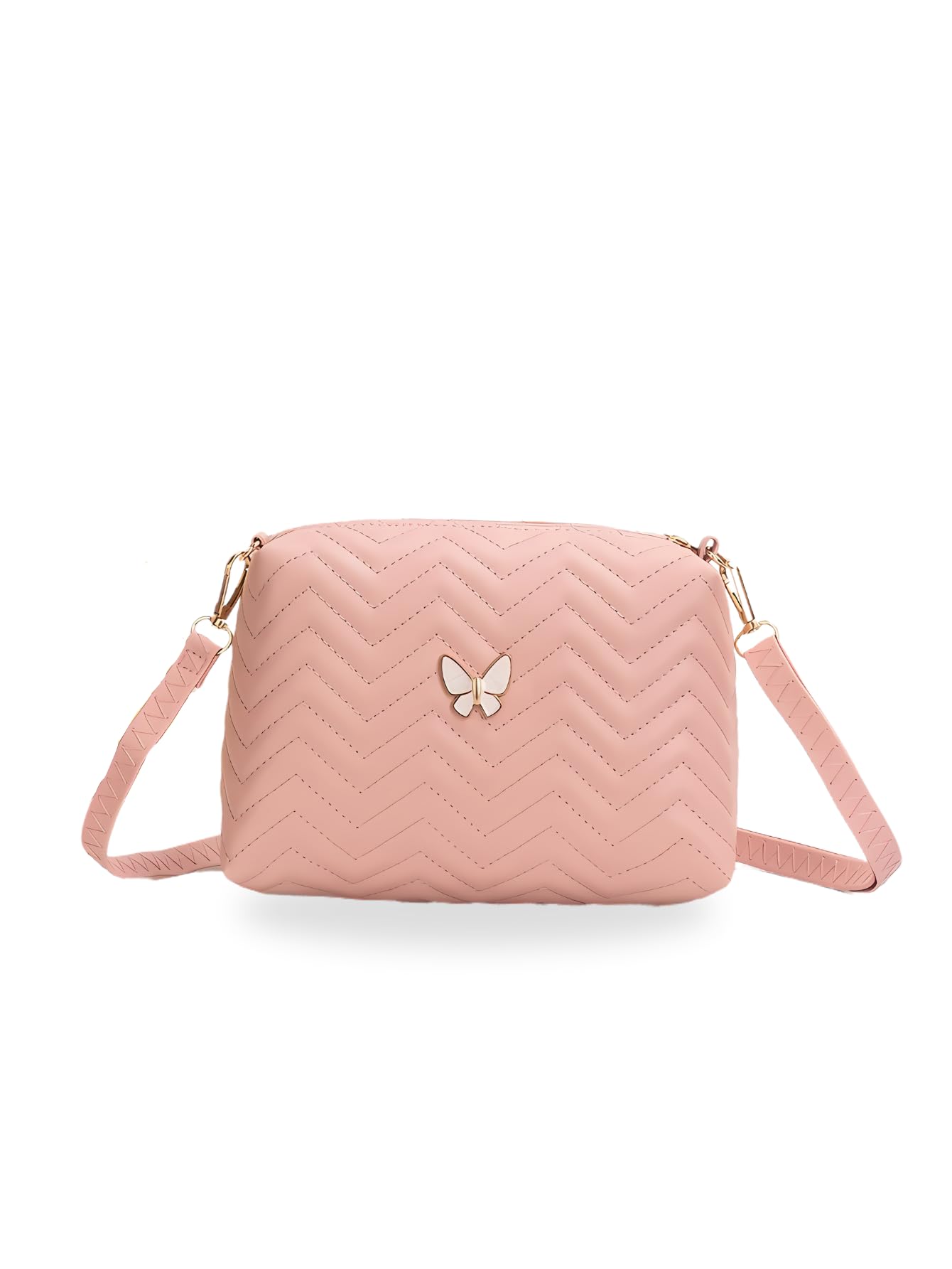 Fargo Women Leatherette Sling Bag (Pink) (B0D8BNCY9G) Amazon Price History, Amazon Price Tracker