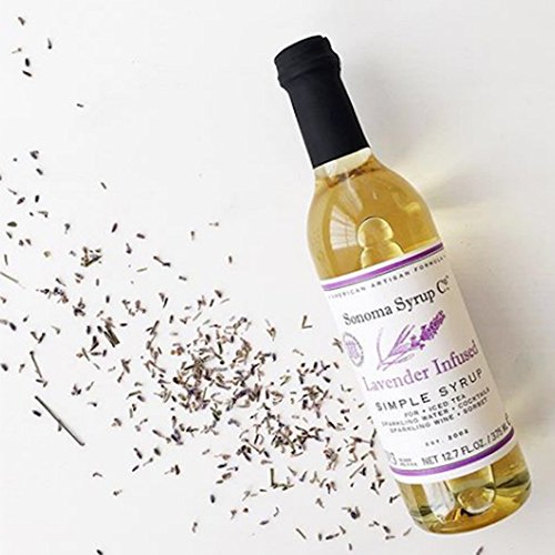 Sonoma Syrup Co Lavender Simple Syrup, 12.7 ounces for Coffee, Cocktails, and Cooking
