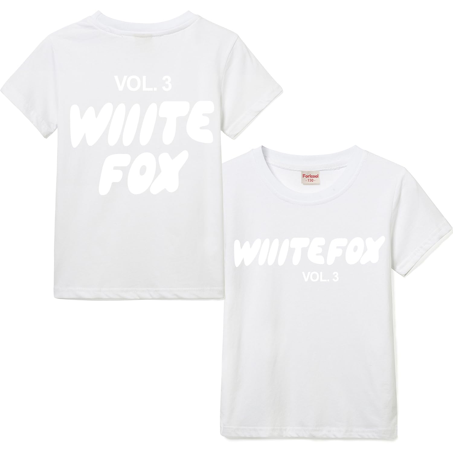 ForlcoolFox Girls T-Shirt 100% Cotton Tee for Children Boys Kids Top for 3-13 Years