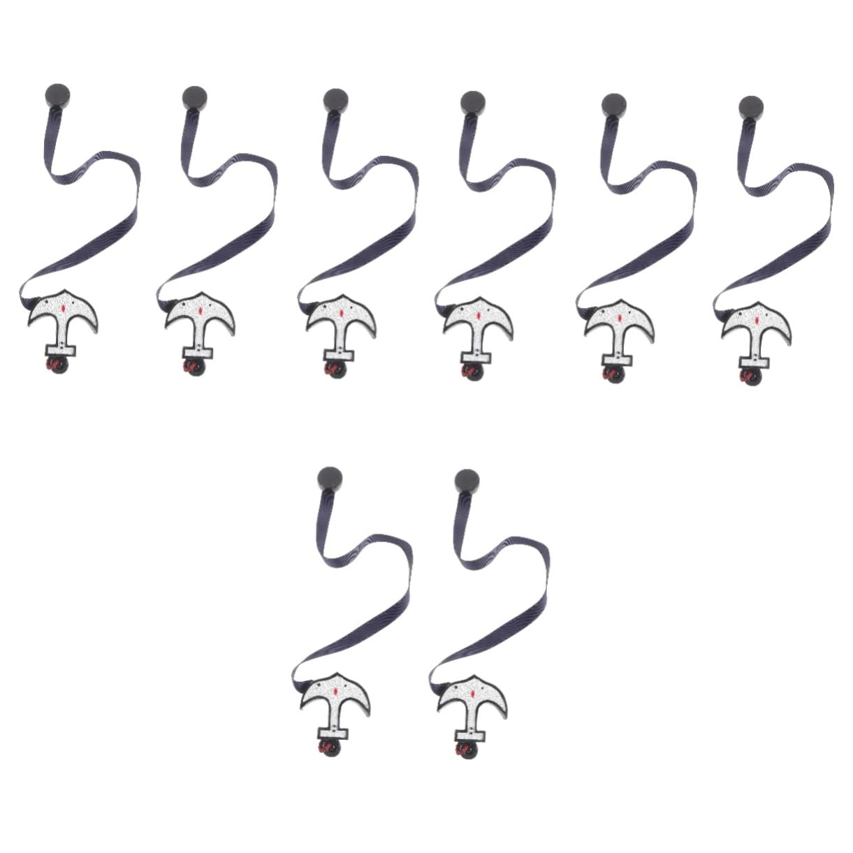 Alipis 4 Sätze Magnetische Vorhang Raffhalter Mit Holz Design Dekorative Vorhang Clips Für Wohnzimmer Schlafzimmer Und Büro Einfache Installation 2 Stück * 4