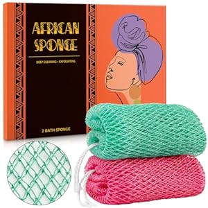 Hrsqu Afrikanischer Netzschwamm, 2 Stück