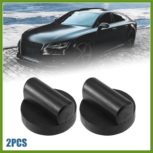 Image of 2 Pcs Rubber Jack Puck Jacking Lift Pad Jack Lift Point Pad Adapter for Audi TT RS R8 A6 Support Point Adapter Jacking Trolly Car Removal Repair Tool Vehicle Components