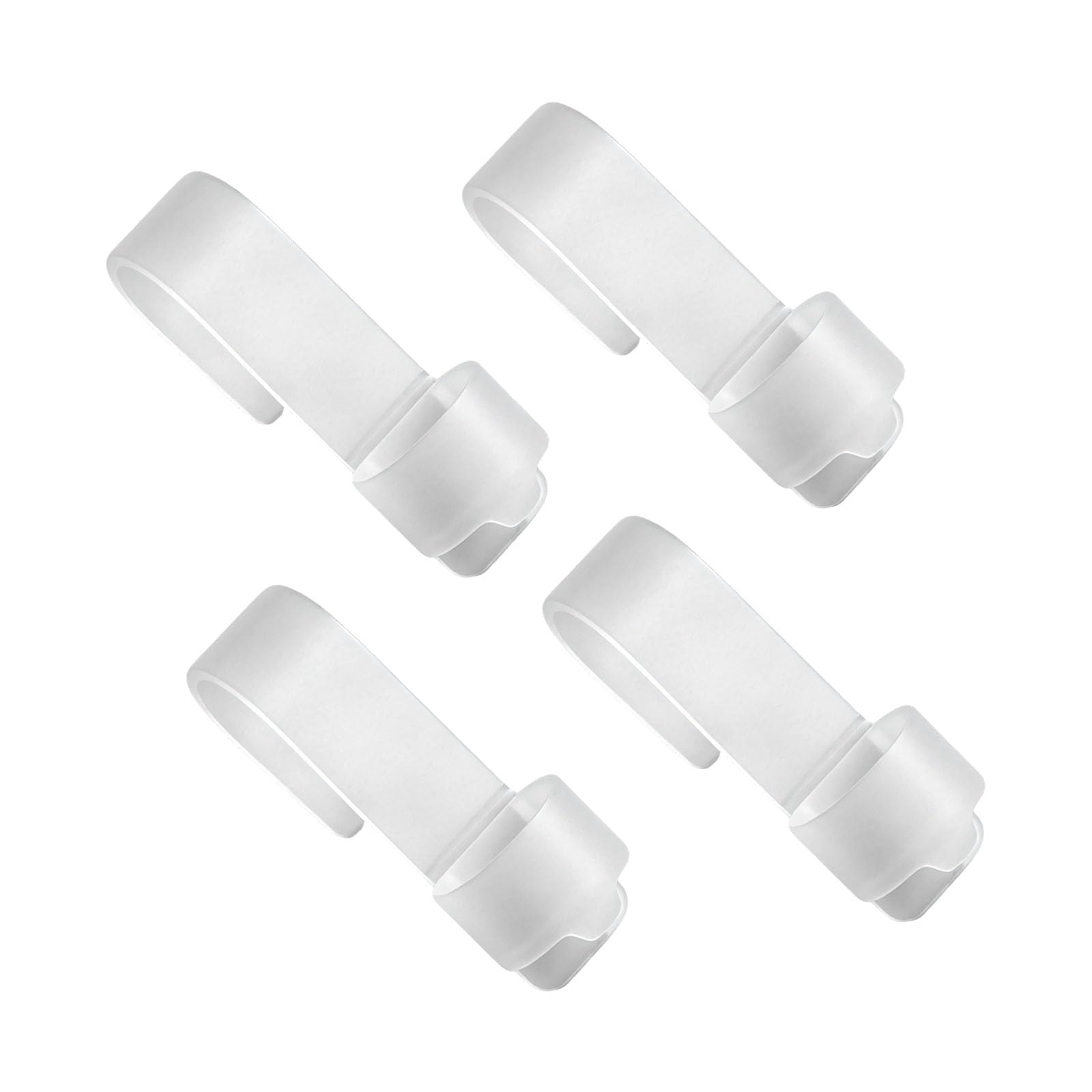 Nucelit Hook Design Up to 3Kg Each for Kitchenwares and Bath Accessories Strong Adhesive Hook