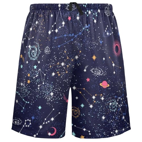 visesunny Men's Pajama bottoms Lounge Sleep Shorts Summer Soft Comfortable Breathable Pajamas Shorts with Pockets
