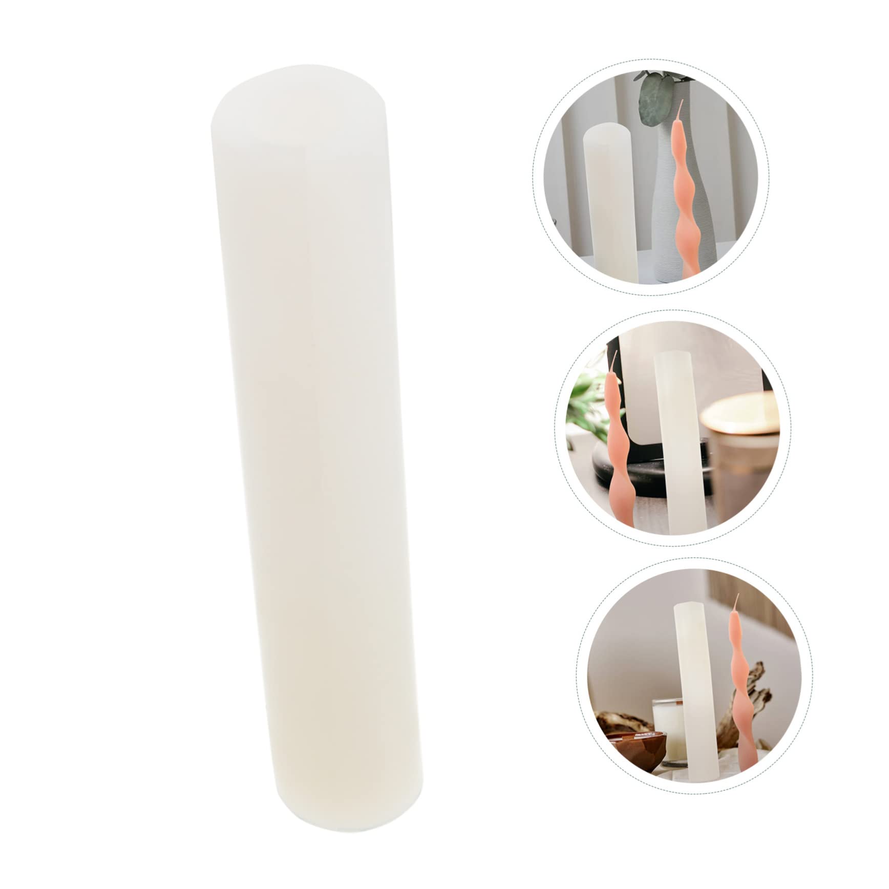 Gadpiparty 3 Piezas Molde de Silicona para Velas Diy con Diseño Geométrico Molde Creativo para Fundición de Cera y Fácil de Limpiar para Manualidades Familiares