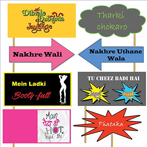 Paper to Bag Hindi Wording Props (Pack of 8) Amazon.in Toys & Games