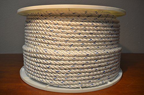 EVERSTRONG Poly Dac Twisted Rope, 600 ft in Various Size 3/16