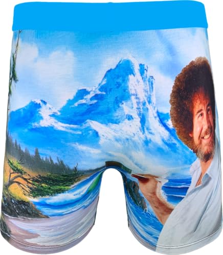 Good Luck Undies Men's Bob Ross Boxer Brief Underwear4