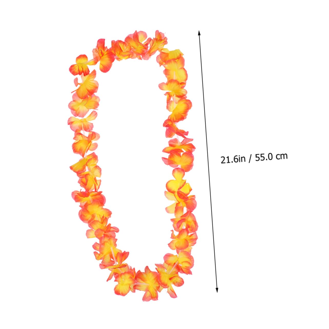 Cabilock 20 Piezas Hawaii Leis Guirnalda de Flores de Hawaii Collar Hula Diadema de Flores Hawaianas Favores de Fiesta en Hawaii Hawai Guirnalda Colgante de Cuello Hawaii