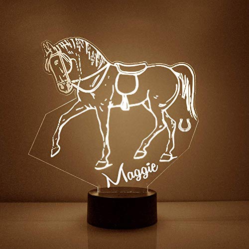 Mirror Magic Store Animal Night Light, Personalized Free, Bedside Lamp with 16 Colors