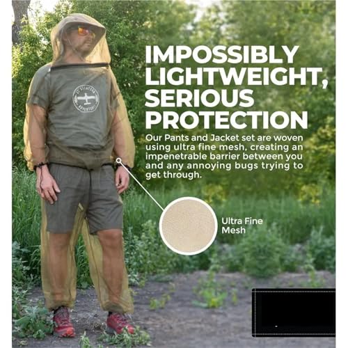 Mosquito Suits para Adult Outfitters Mosquito Suit Ropa Repelente para Hombres Mujeres, Malla a Prueba de Insectos para Jardinería miniatura 2