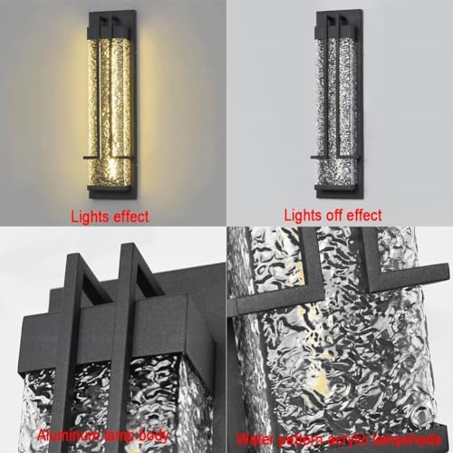 Aplique exterior LED impermeable IP65 10W de aluminio 4