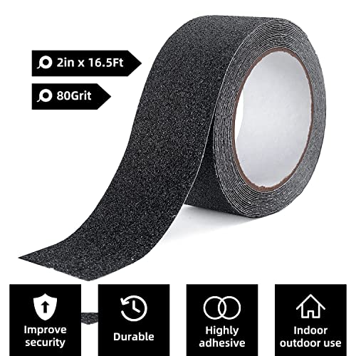 Image of Anti Slip Grip Tape, Non-slip Traction Tapes with Glow in the Dark Reduce the Risk of Slipping for Indoor or Outdoor Stair Tread Step and Other Slippery Surfaces - Keeps You Safe (2inch x 20Ft)