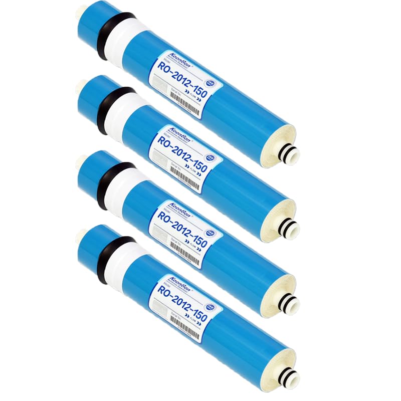 Membrana RO-2012-150 GPD ad Alte Prestazioni - Serie Residenziale - per Impianti ad Osmosi - 4 Pezzi