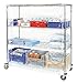 Quantum Storage Systems CC247263CVZ Wire Cart Cover with Zipper Flap, 10 Gauge Vinyl, Clear, 24" Width x 72" Length x 63" Height
