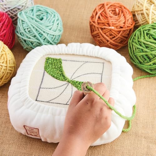 Image of The Oxford Punch Needle Complete Set - 8 Sizes | Ergonomically Designed Natural Wood Handle | Electropolished Steel Tip | Ideal for Punch Needle Rug Hooking