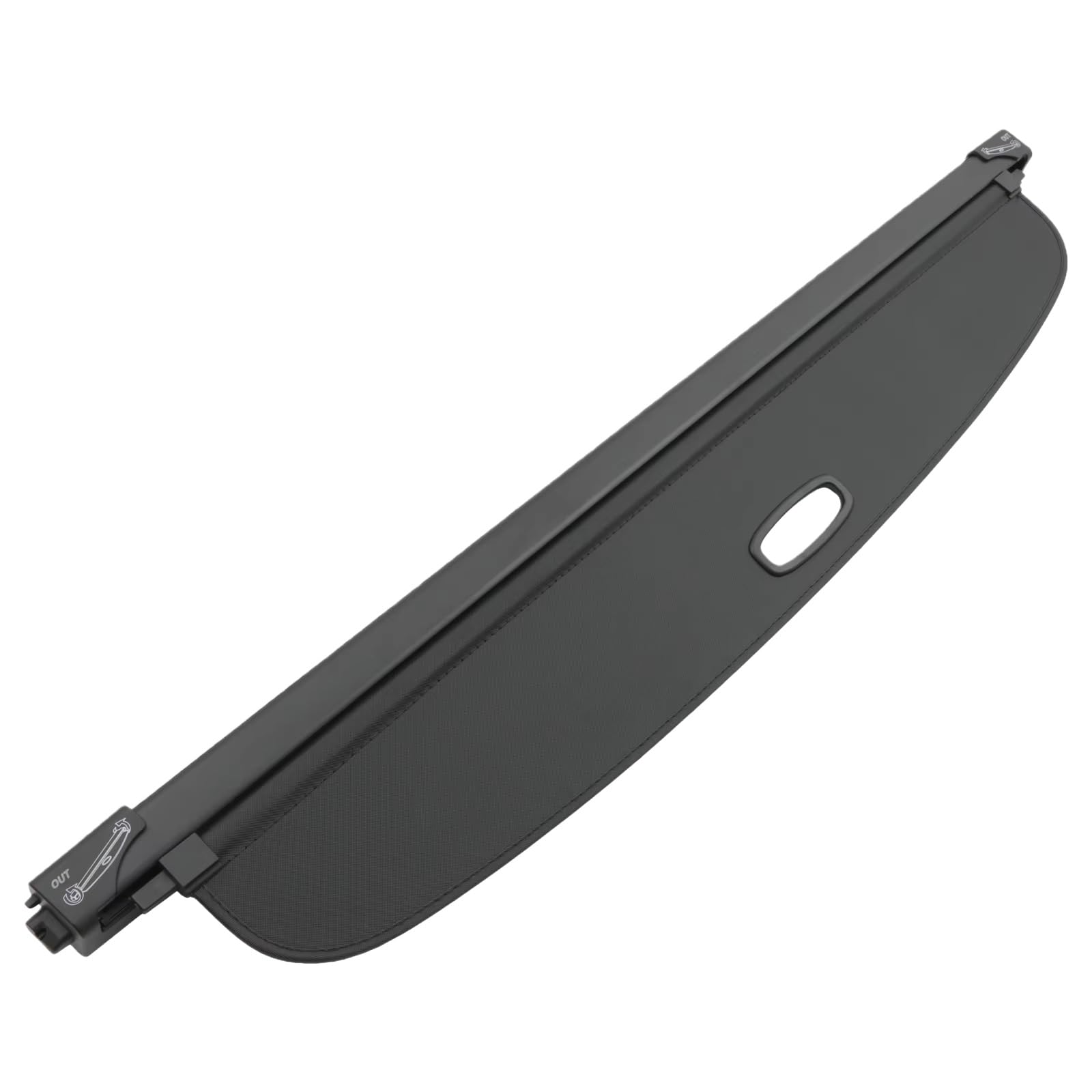 Cubierta de carga maletero Q3 2010-2015 con persiana interior negra 6