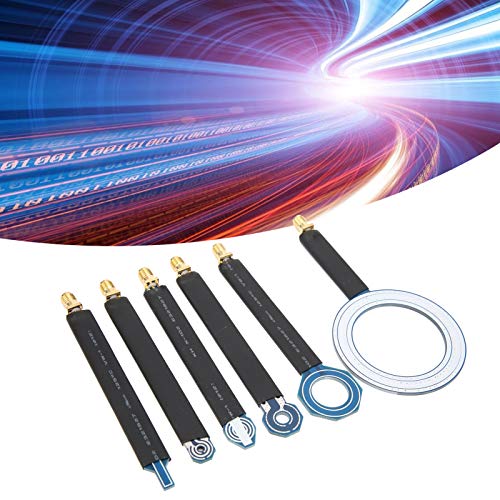Image of 6Pcs PCB Near‑Field Magnetic Field Probe, EMC EMI Near Field Probes Set with Storage Box, SMA Female Conduction Radiation Antenna for Locate and Identify Potential Sources of