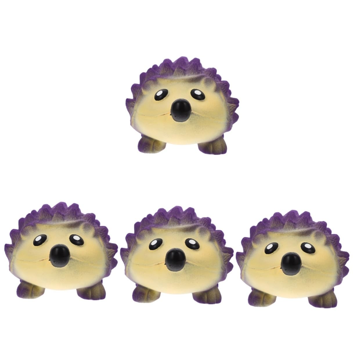 Kisangel 4 Juguetes para Perros Pequeños Aptos para Mascotas con Sonido Chirriante Y Diseño De Dibujos Animados.