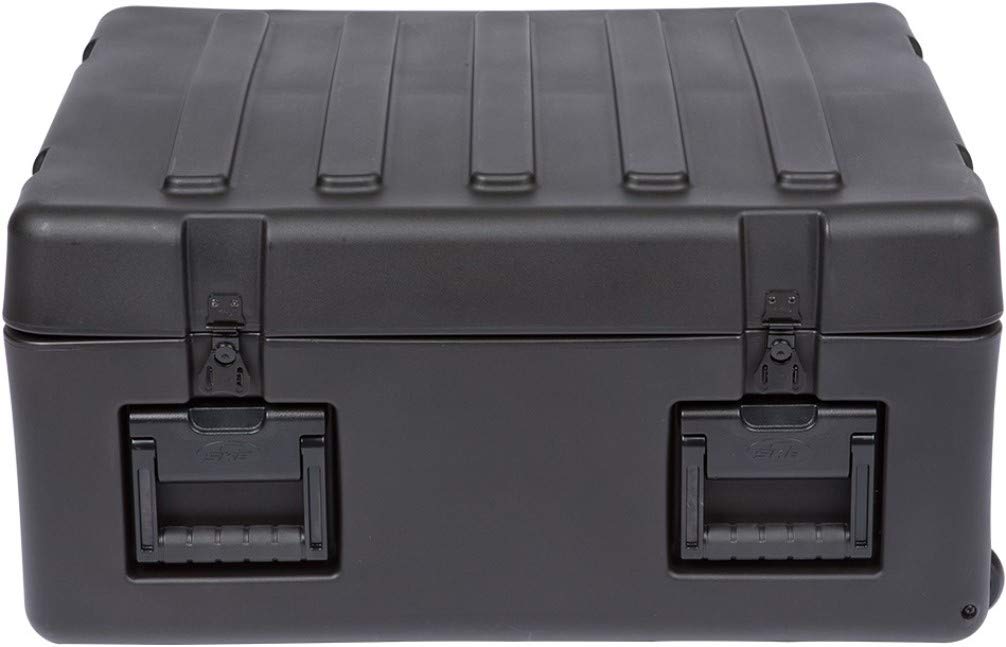 SKB Cases 3R2621-10B-EW R-Series 2621-10 Waterproof Utility Case with Wheels, LLDPE Polyethylene Impact Resistant, Pressure Relief/Breather Valves, Stainless Steel Latches and Hinges