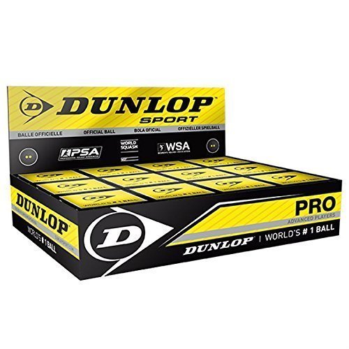 DUNLOP 1x Squash Balls Pro doubleyellow