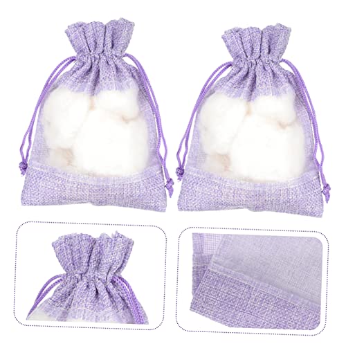 Bolsas Sachet Lavanda 10 Piezas Organza con Cordón miniatura 6