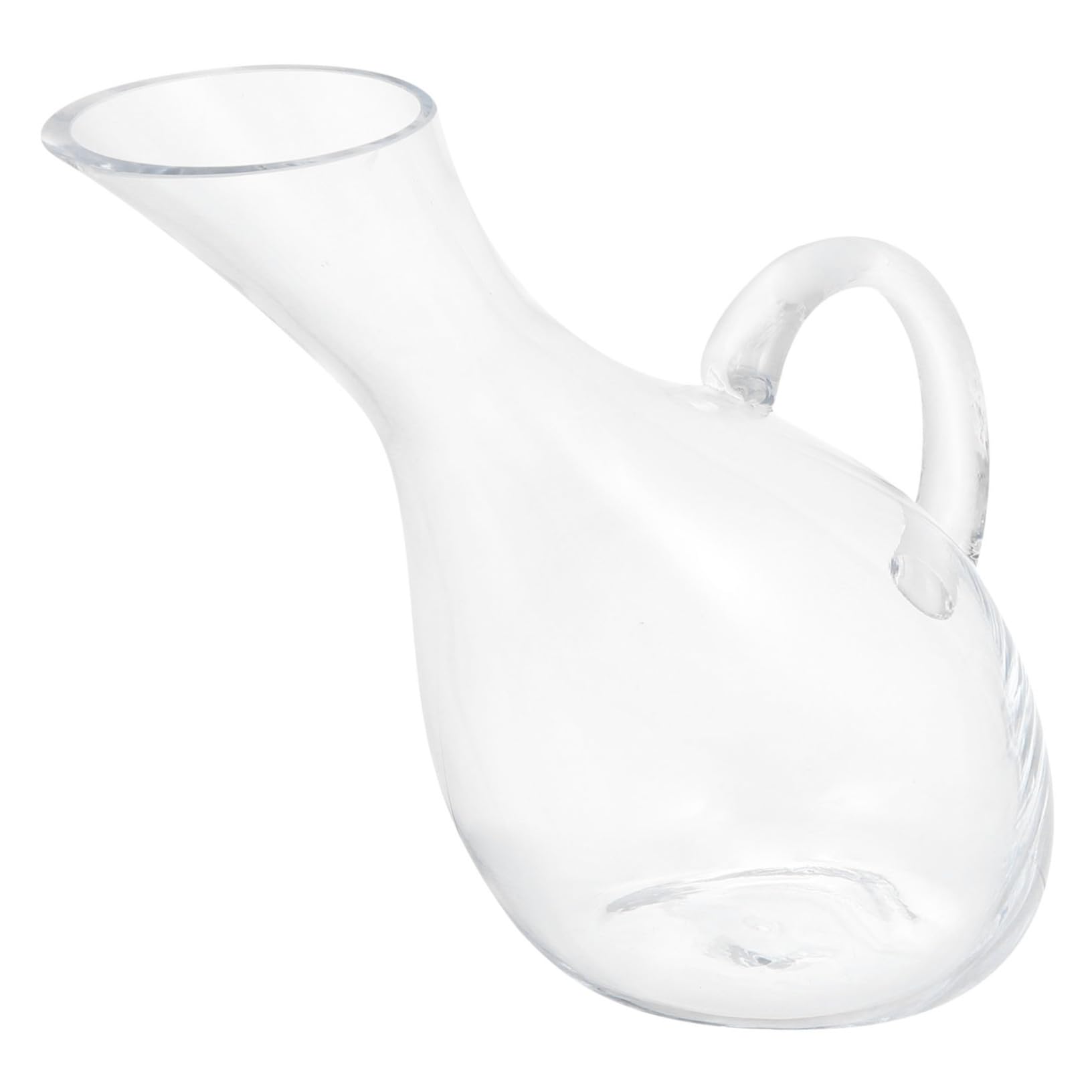 Decanter Vino in Vetro Trasparente con Ergonomico Versatore per Ristoranti Bar e Casa Facile da per Esaltare Gusto del Vino