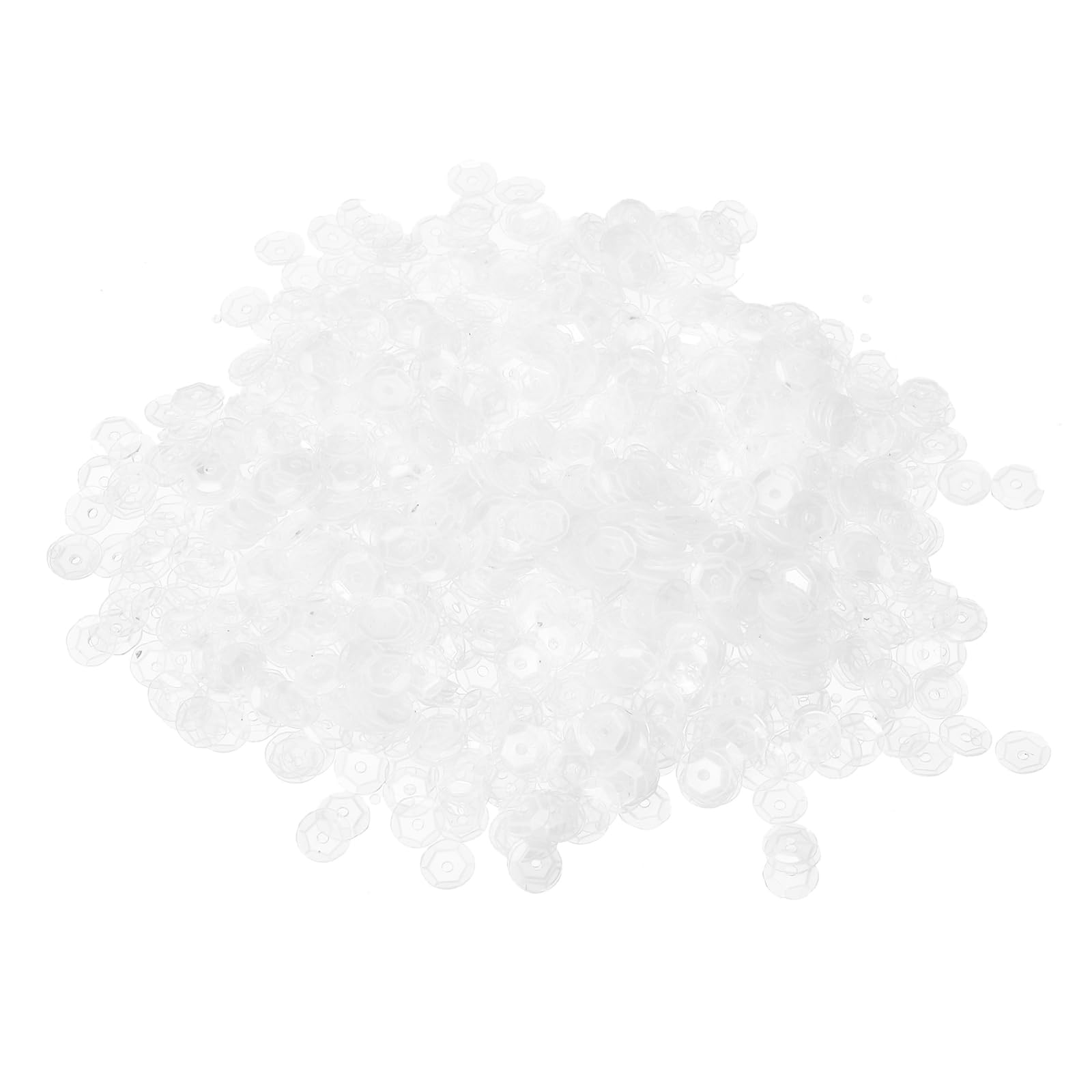 Paillettes rondes perforées effet cristal pour maquillage et nail art créatif