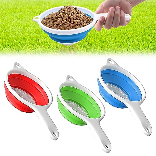3 Packs Wood Pellet Sieve, Pellet Sieve Pan Sieve, Garden Sieve for